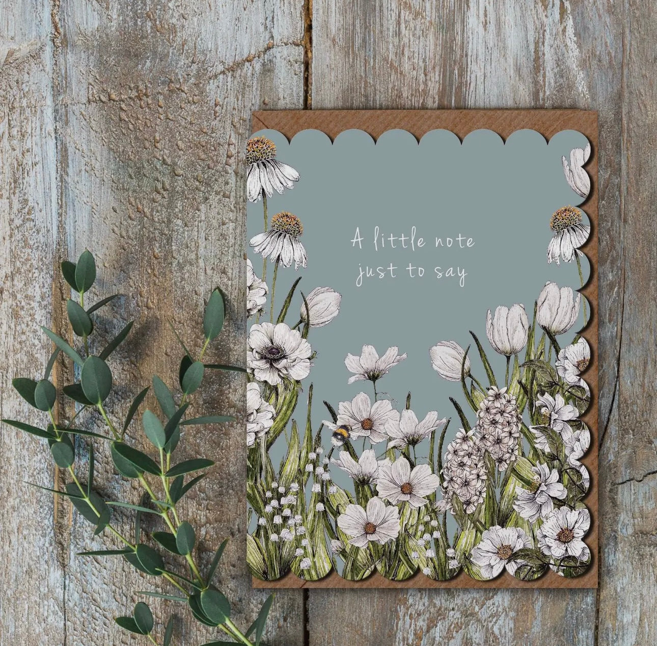 ‘A little note just to say’ card