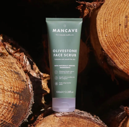 Olive Stone Men’s Face Scrub 100ml ManCave