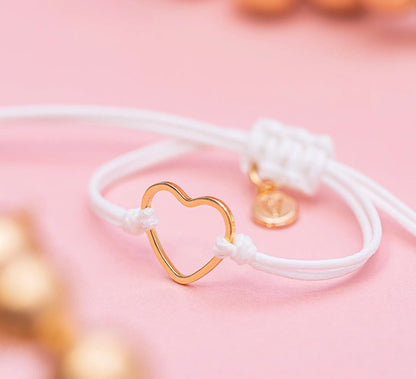 ‘’Will You Be My Bridesmaid" | Gold Heart Bracelet