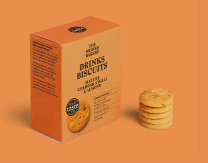 Mature Cheddar and Smoke Chilli Drinks Biscuits 110g