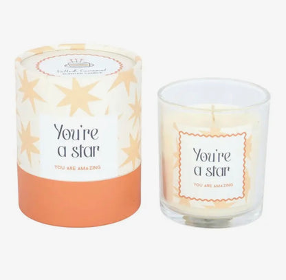 You’re A Star - You Are Amazing Salted Caramel Scented Candle