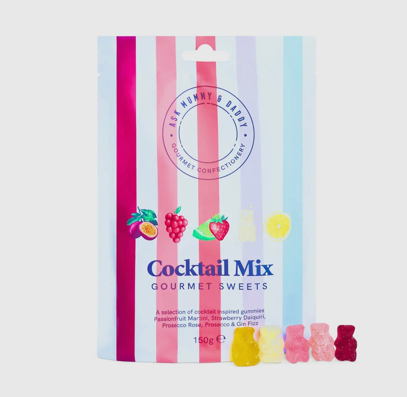 Cocktail Mix Gummy Bears Share Bah 150g