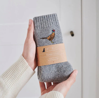Pheasant Countryside Wool Walking Socks