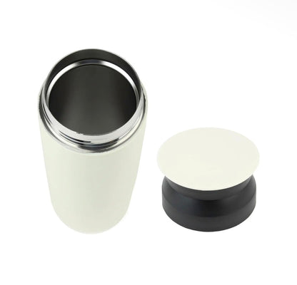 Premium Stainless Steel Travel Mug in Matt Orange or Matt Cream | 500ml