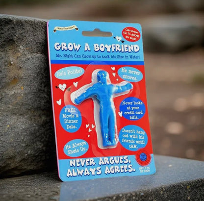 Amusing & Novelty Gift "Grow A Boyfriend" Toy