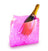 Foldable Ice Bucket in Pink