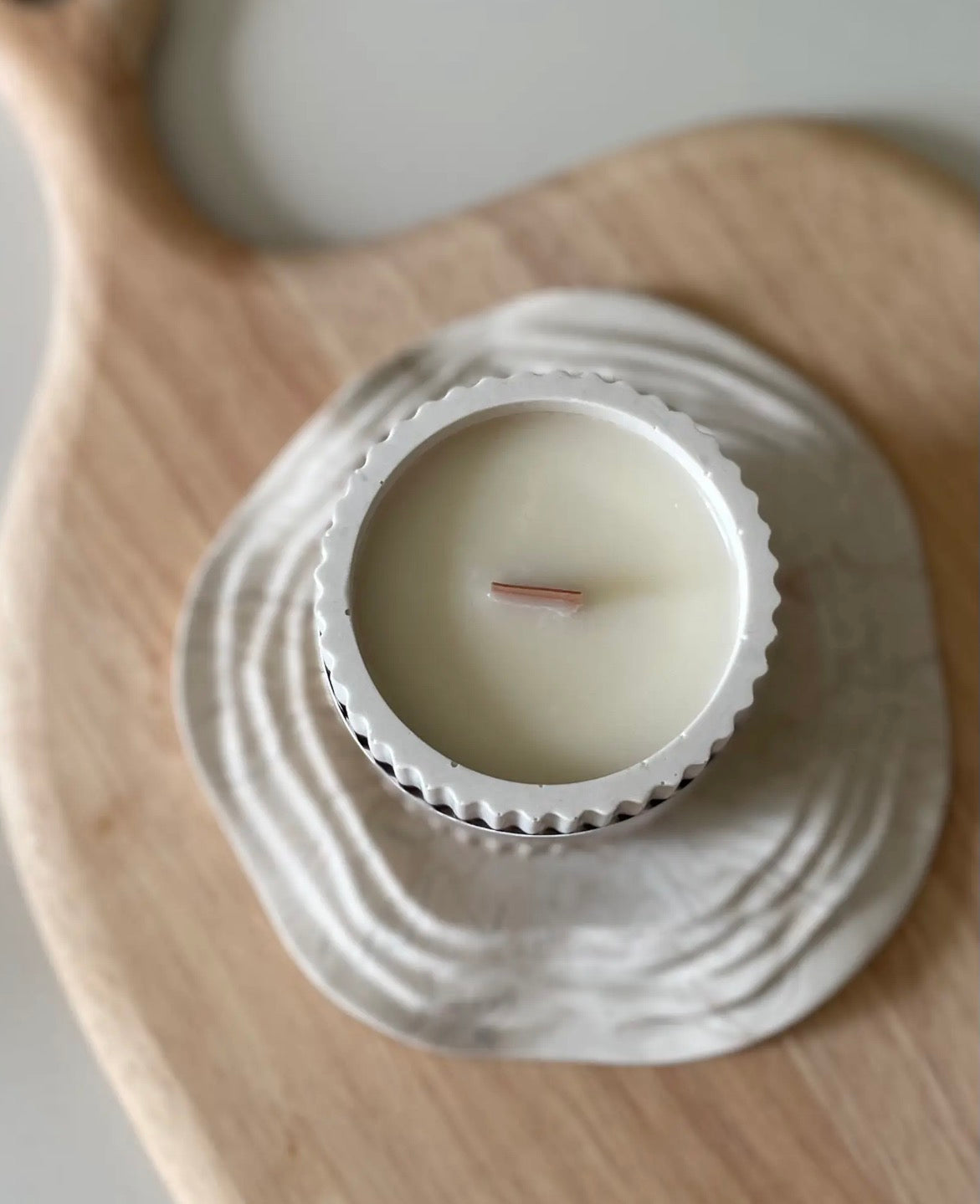 Baby Powder Stoneware Soy Wax Candle | 350g