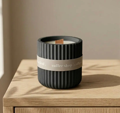 Coffee Scented Refillable Soy Candle