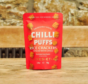 Chilli Puff Rice Crackers | 40g