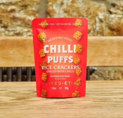 Chilli Puff Rice Crackers | 40g