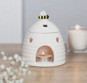 White Beehive Oil Burner