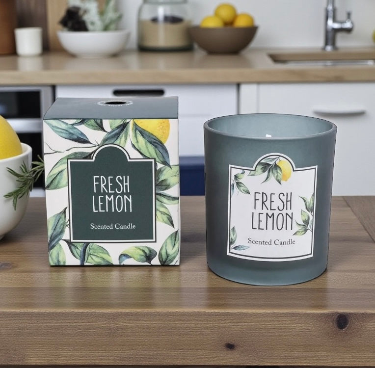 Fresh Lemon, Sicilian Basil & Wild Lemon Scent Pot Candle