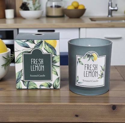 Fresh Lemon, Sicilian Basil & Wild Lemon Scent Pot Candle