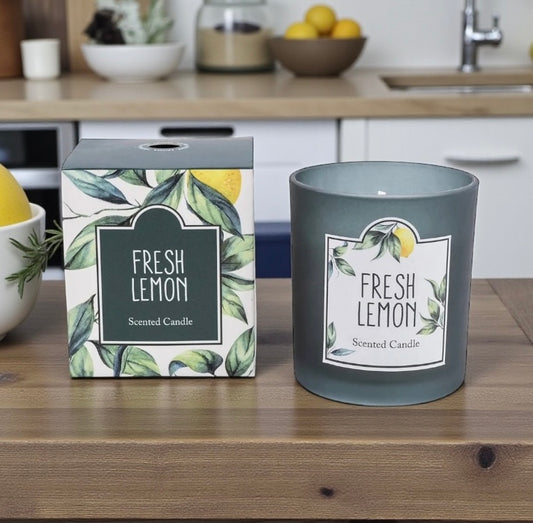 Fresh Lemon, Sicilian Basil & Wild Lemon Scent Pot Candle
