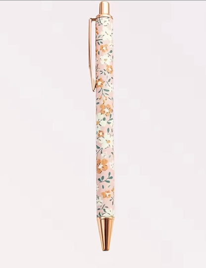 Floral Print Ballpoint Pen | Pink or White