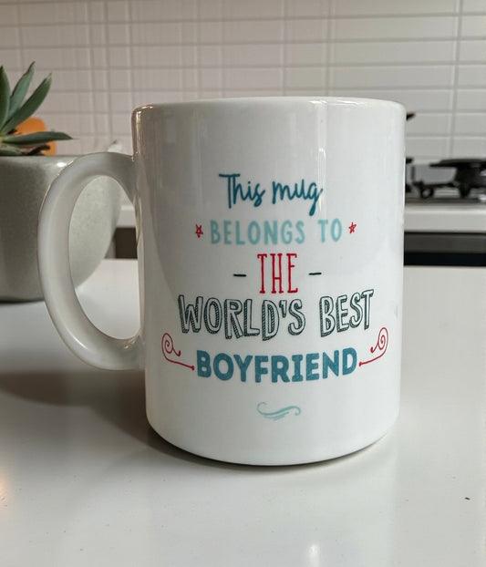 Thoughtful World's Best Boyfriend Mug