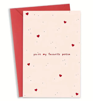 You’re My Favourite Person Gift Card