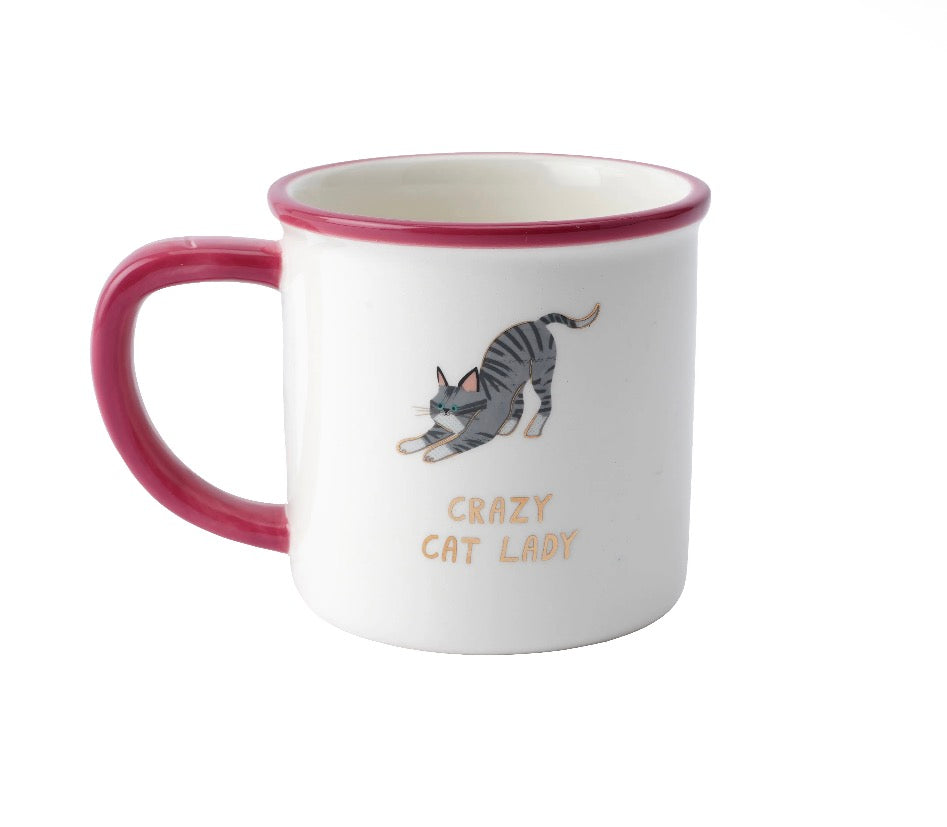 Crazy Cat Lady Ceramic Mug | In Gift Box
