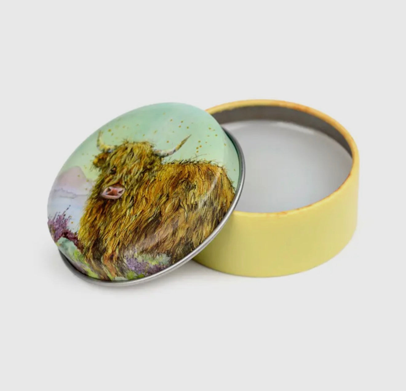 Highland Cow Lip Balm Tin
