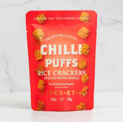 Chilli Puff Rice Crackers | 40g