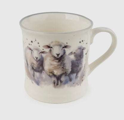 Country Sheep Tankard Mug