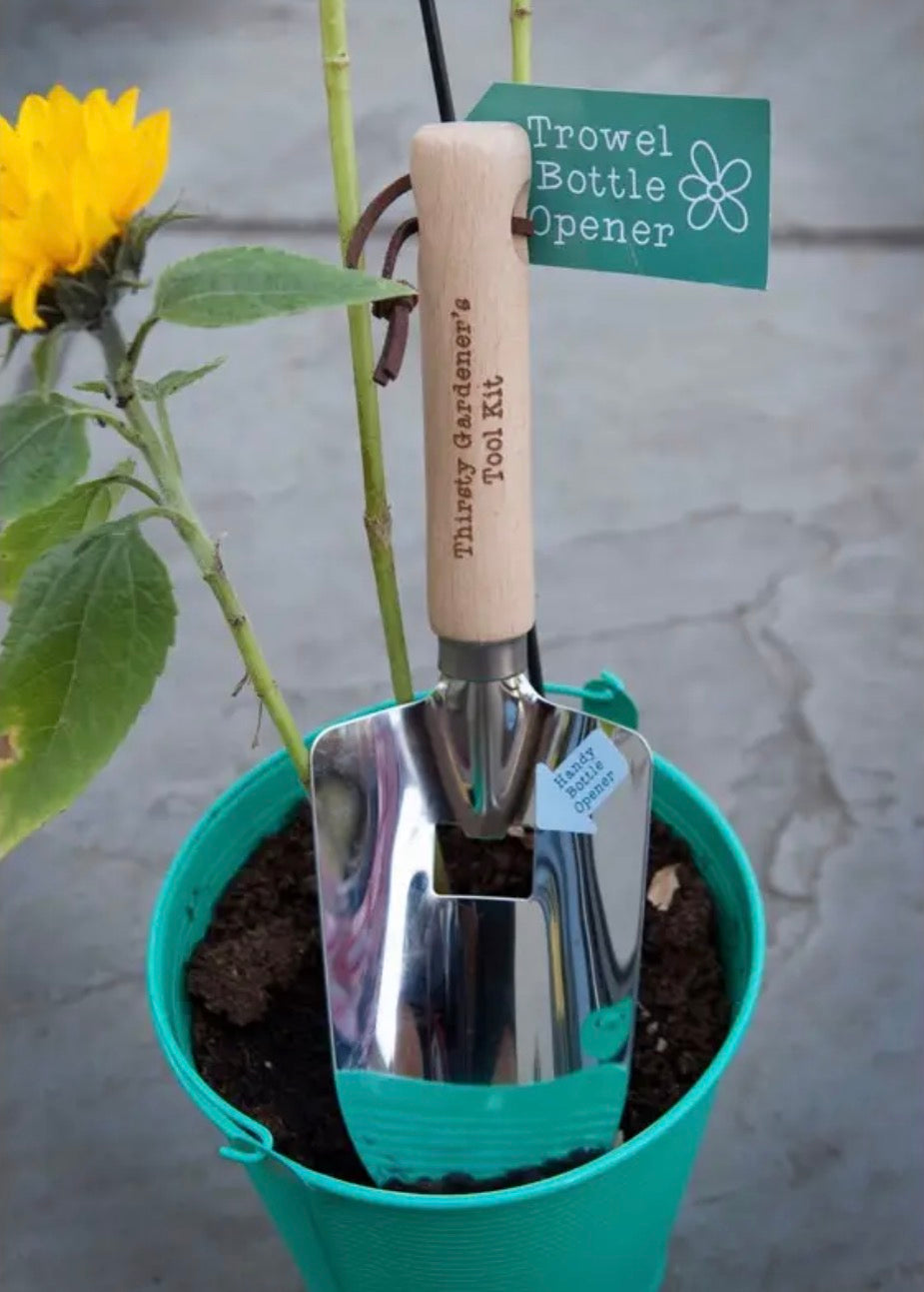 Thirsty Gardener's Bottle Opener Trowel