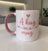 ‘A Hug In A Mug’ Pink Handled Mug (2 variants)