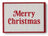 Merry Christmas Stripe and Red Glitter
Christmas Card