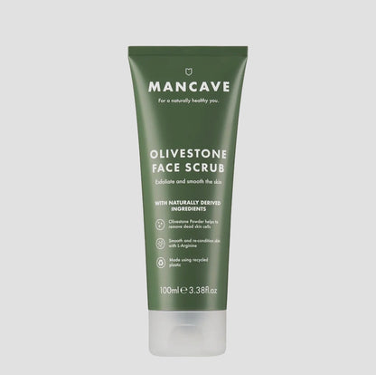 Olive Stone Men’s Face Scrub 100ml ManCave