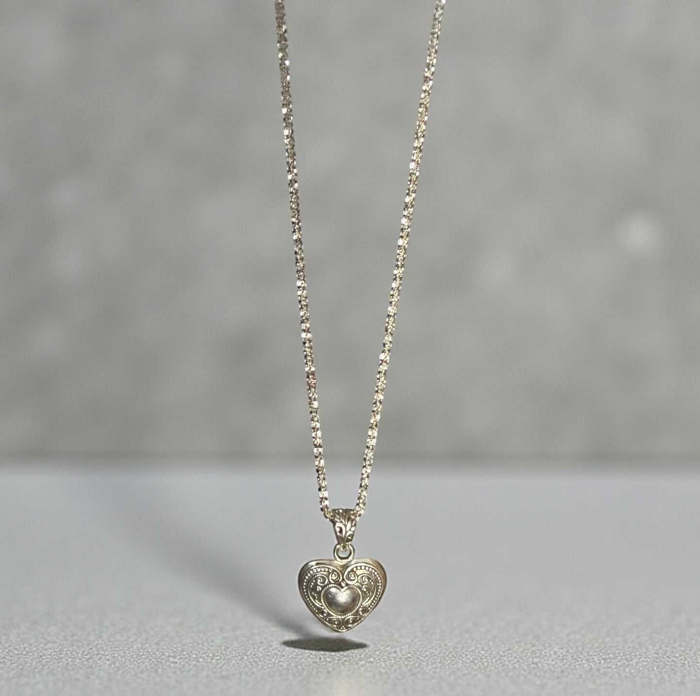 Angel Pendant Necklace in Sterling Silver by Julie Miles