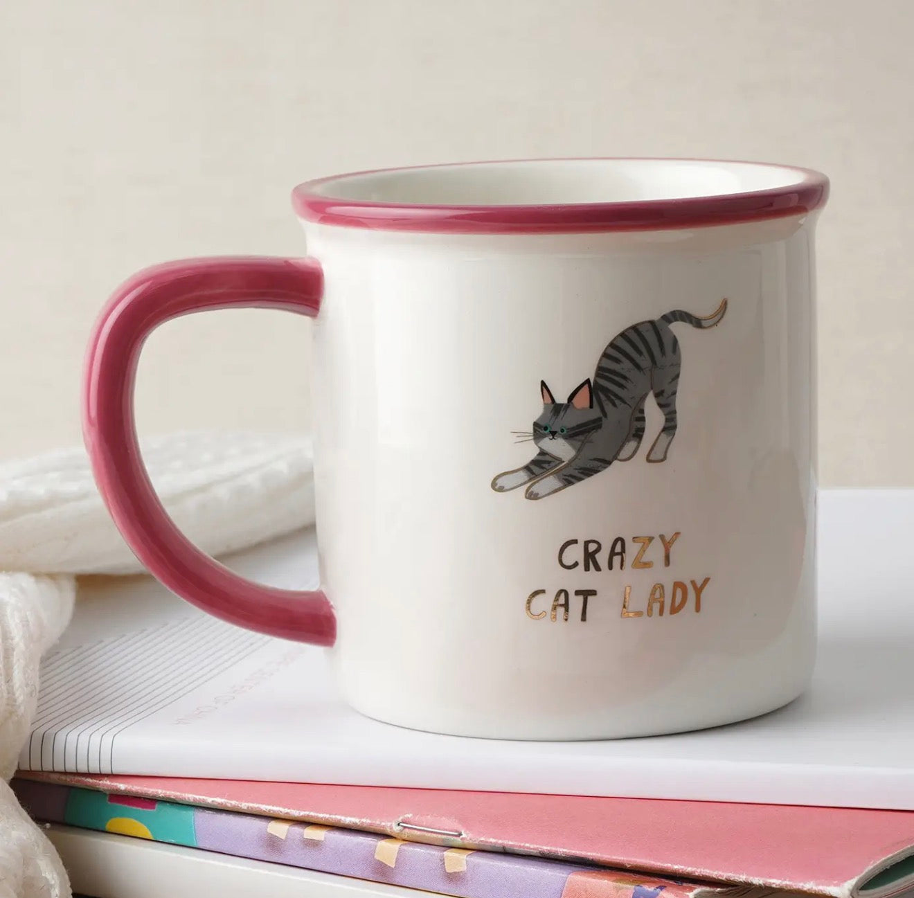 Crazy Cat Lady Ceramic Mug | In Gift Box