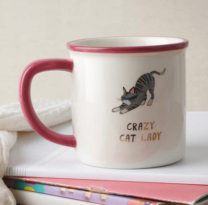 Crazy Cat Lady Ceramic Mug | In Gift Box