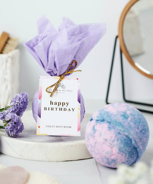 Happy Birthday Violet Bath Bomb 180g