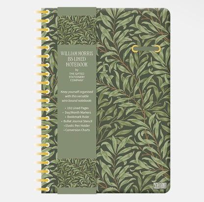William Morris B5 Lined Notebook