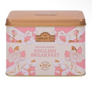 English Garden Caddy with English Breakfast | 40 Teabags