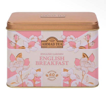 English Garden Caddy with English Breakfast | 40 Teabags