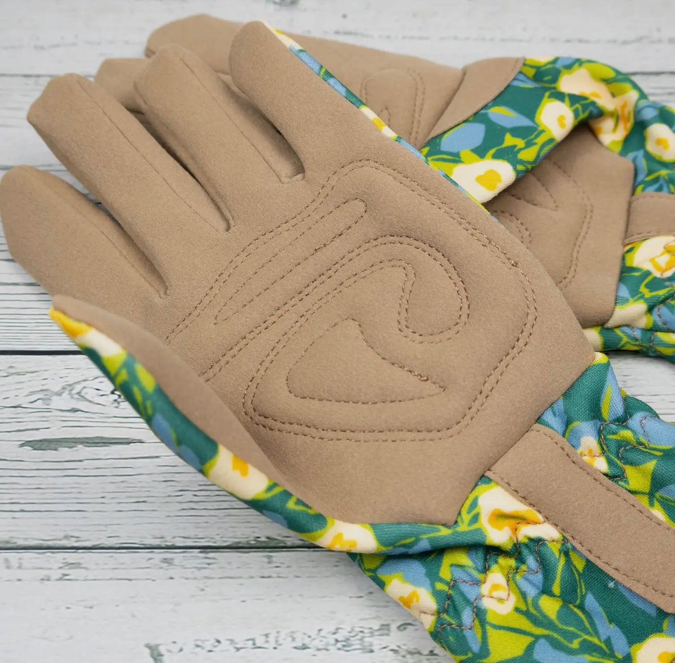 Willow and Belle Gardening Gloves - Abstract Floral Design
