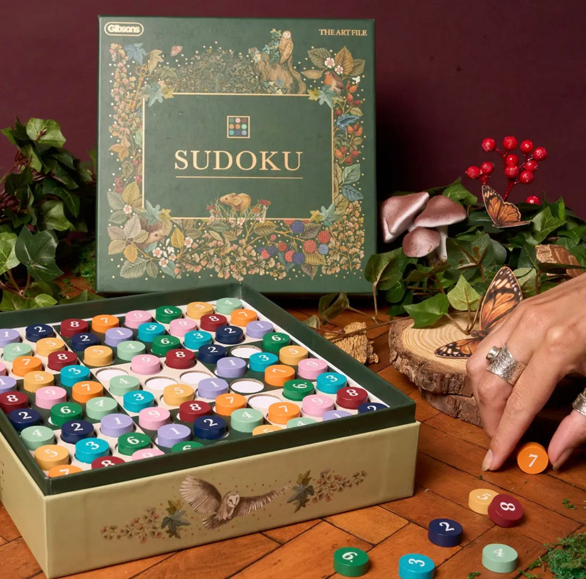 Wooden Sudoku Game | Gibsons x The Art File