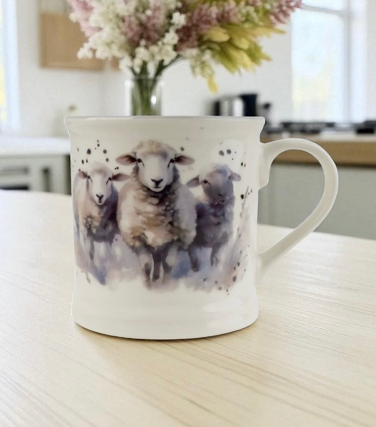 Country Sheep Tankard Mug