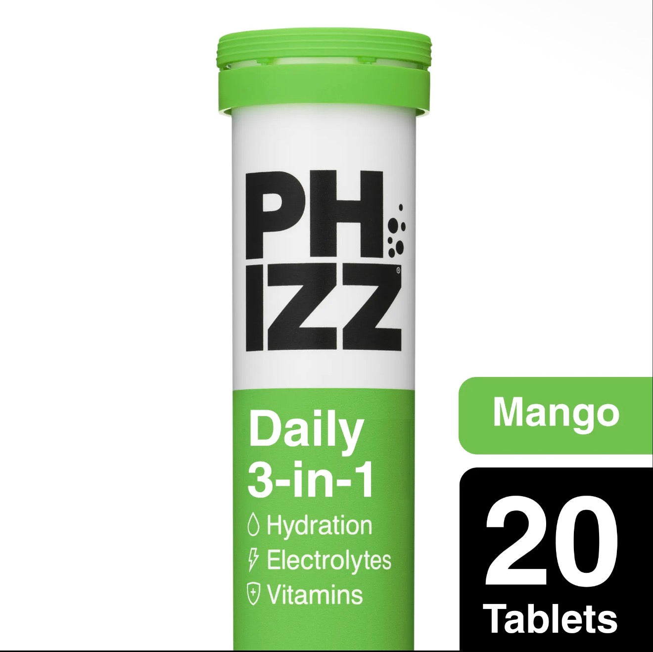 Phizz Daily 3-in-1 Effervescent Tablets | Mixed Berry or Mango