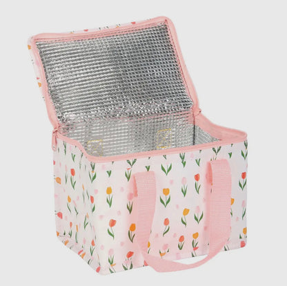 Tulip Print Lunch Bag