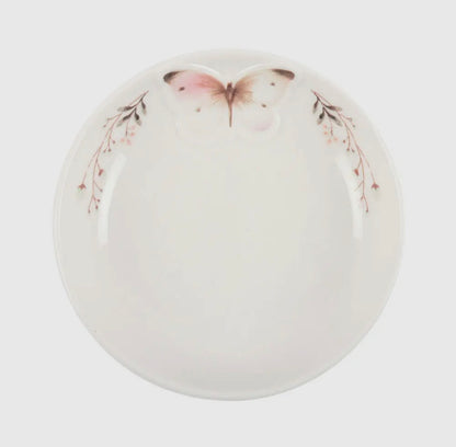 White Butterfly Trinket Dish
