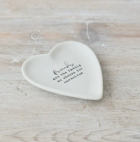 Friends are the family we choose trinket dish 