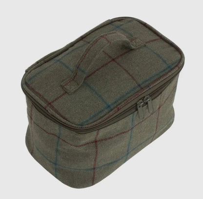 Green Tweed Cooler Bag