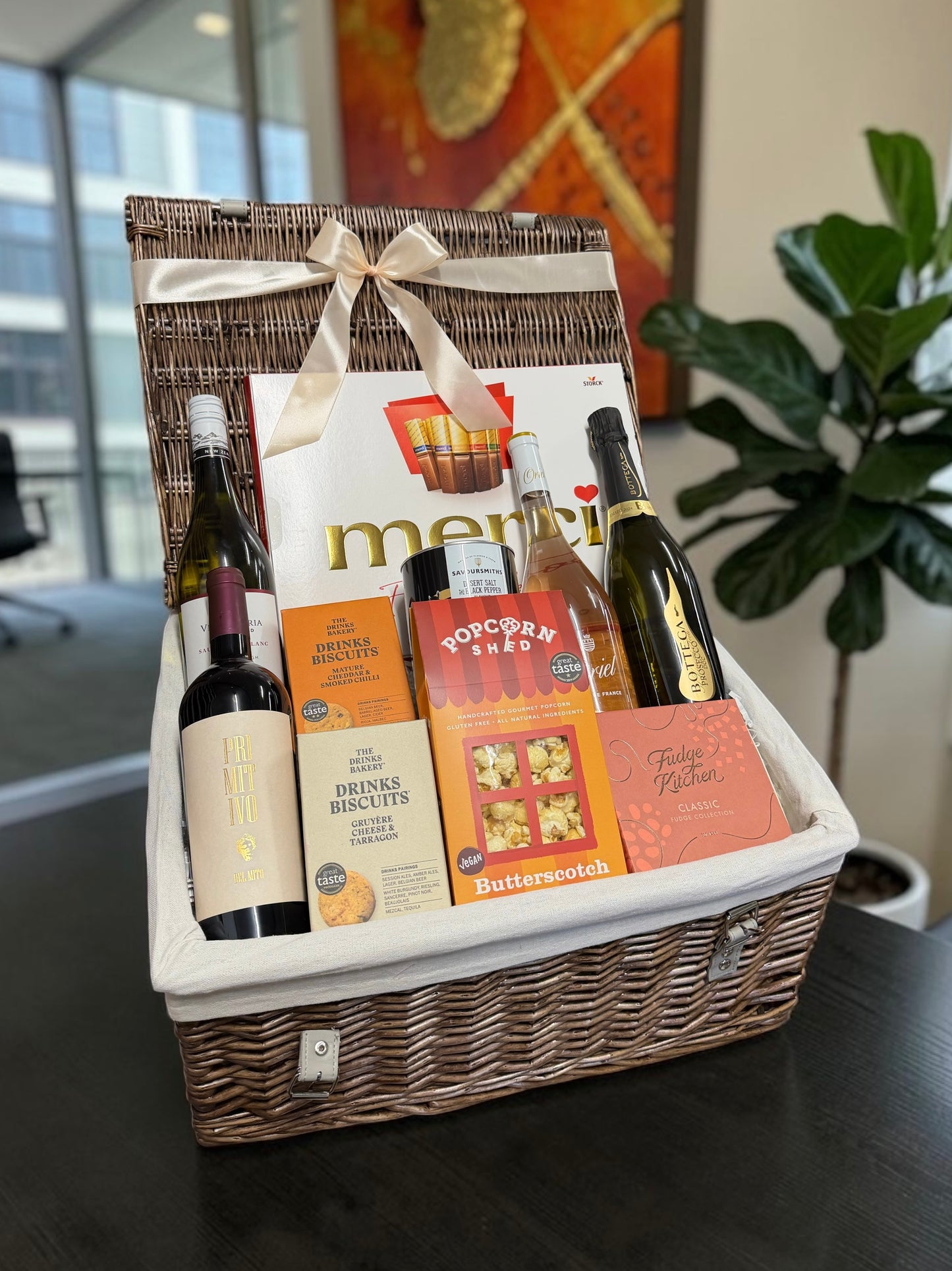 The Grand Wine and Treats Hamper | Choose Your Wine & Fizz