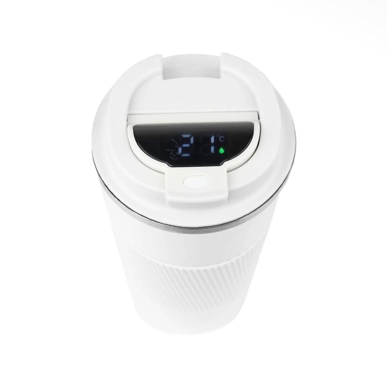 Travel Flask with Temperature Display | Green or White