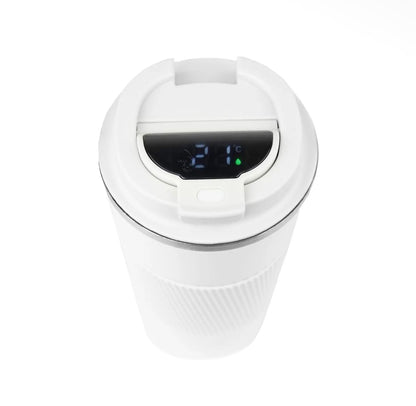 Travel Flask with Temperature Display | Green or White