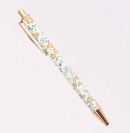 Floral Print Ballpoint Pen | Pink or White