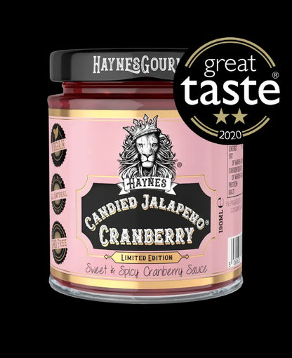 Candied Jalapeño Cranberry Sauce | 190ml Jar
