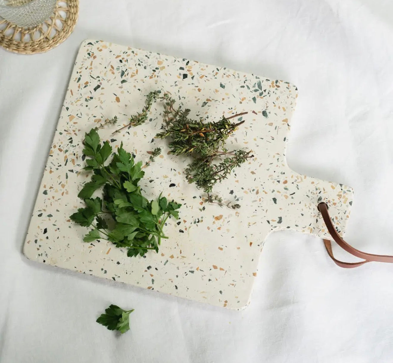 Earthy Terrazzo Cheese Board
